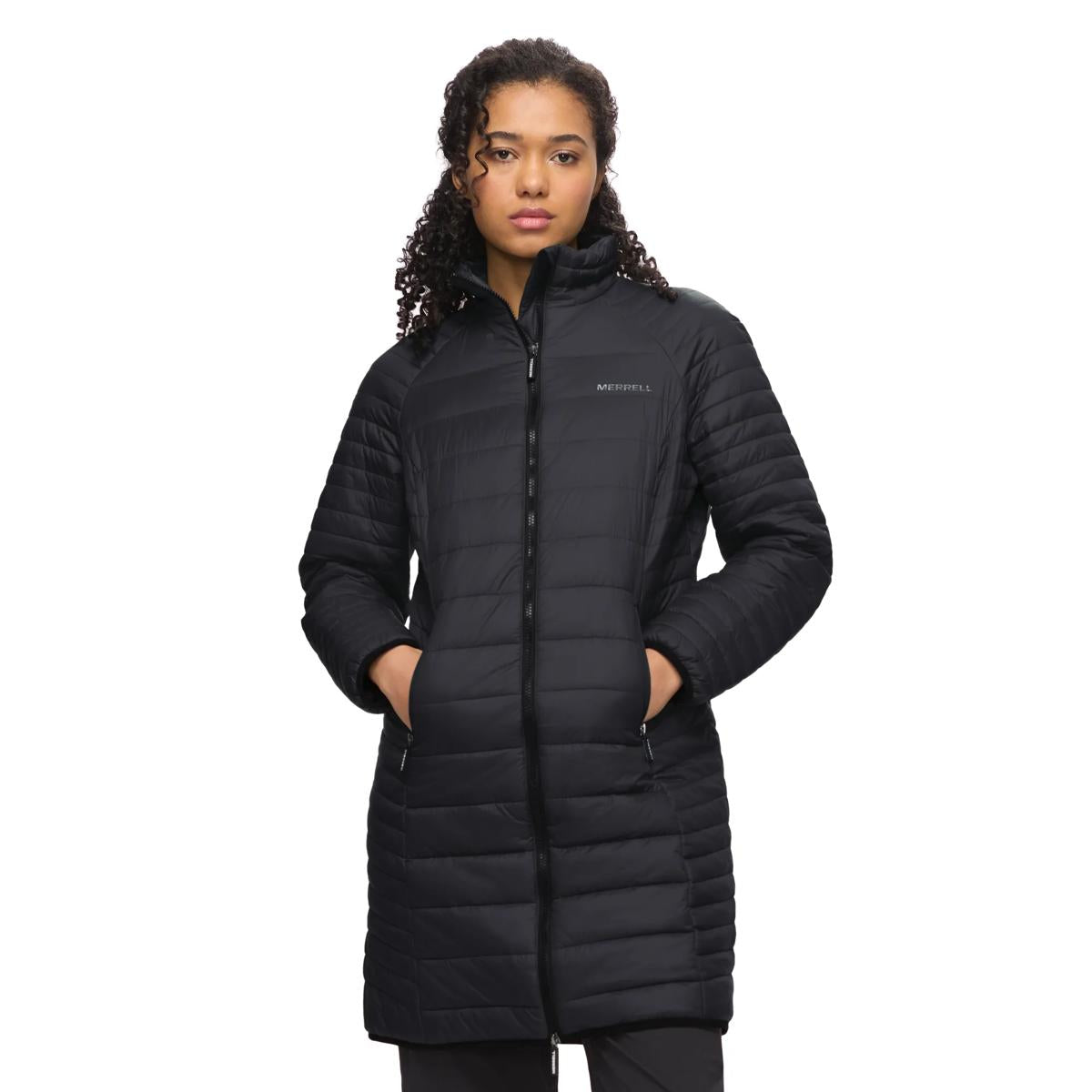Women's Coldwater Lightweight Long Puffer Jacket - US 3405