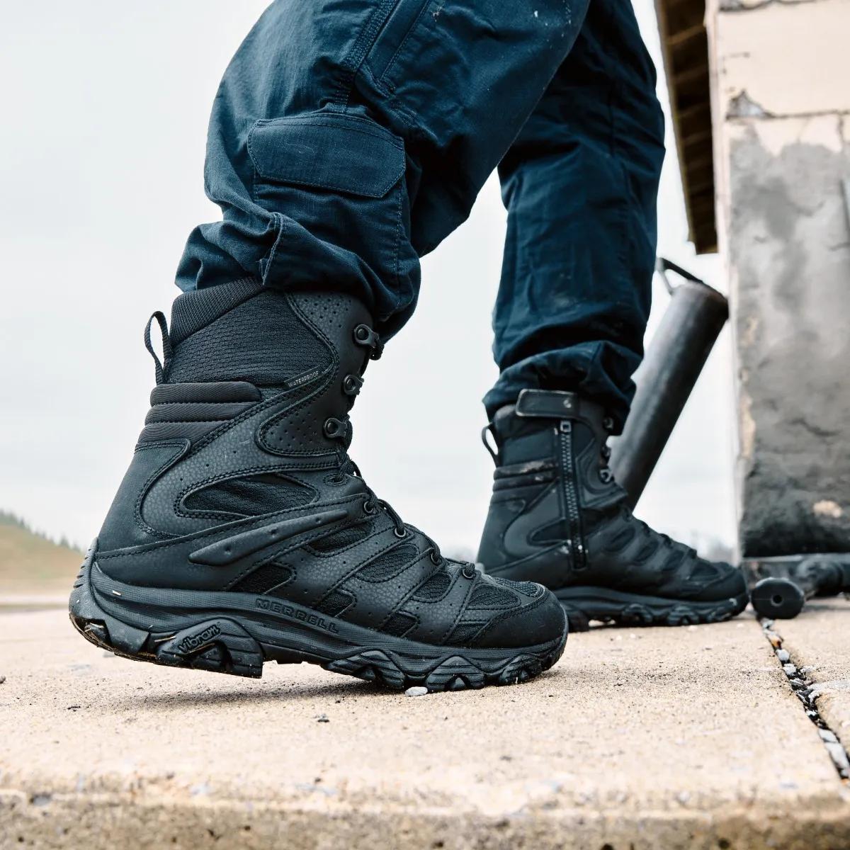 Men's Moab 3 8" Tactical Zip Waterproof Wide Width - US 4712