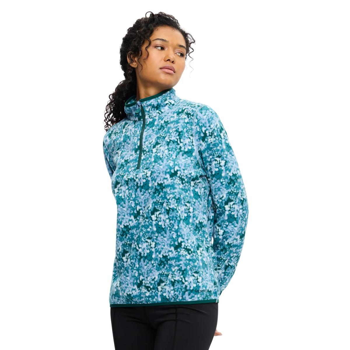 Women's Mossrock Quarter Zip Polar Fleece - US 4399