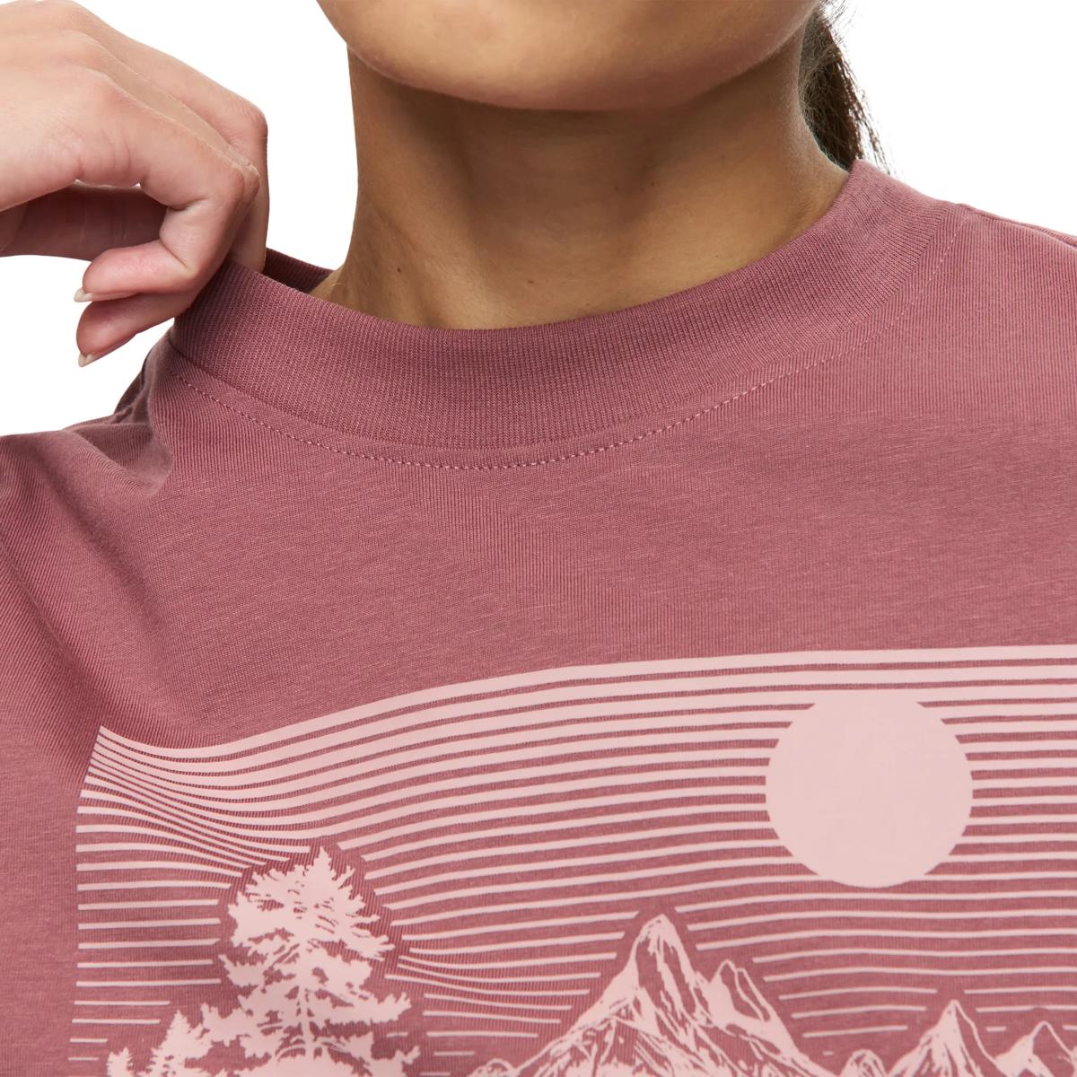 Women's Stripe Landscape Graphic Crew Tee - US 2427